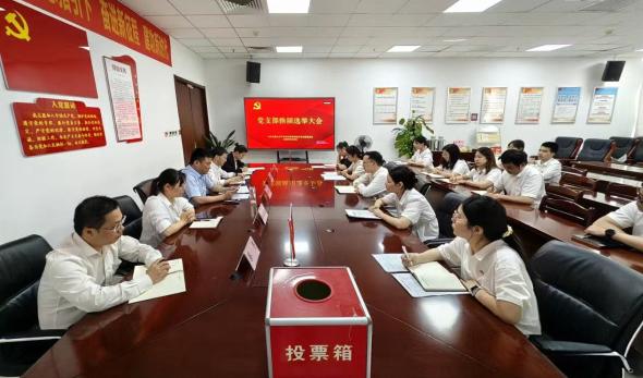 yp街机公司召开党支部换届选举大会